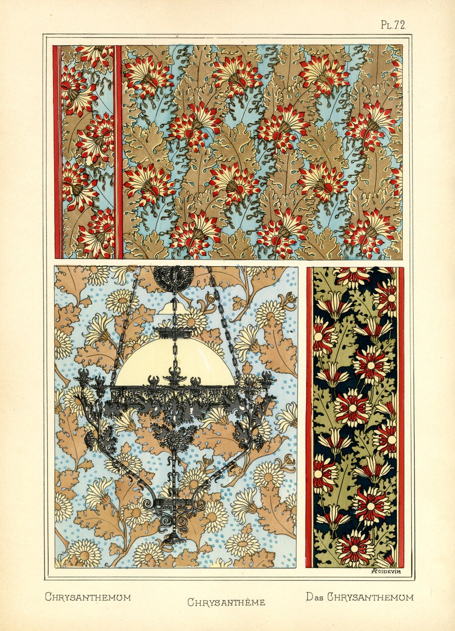 Le chrysanthème - A. Poidevin