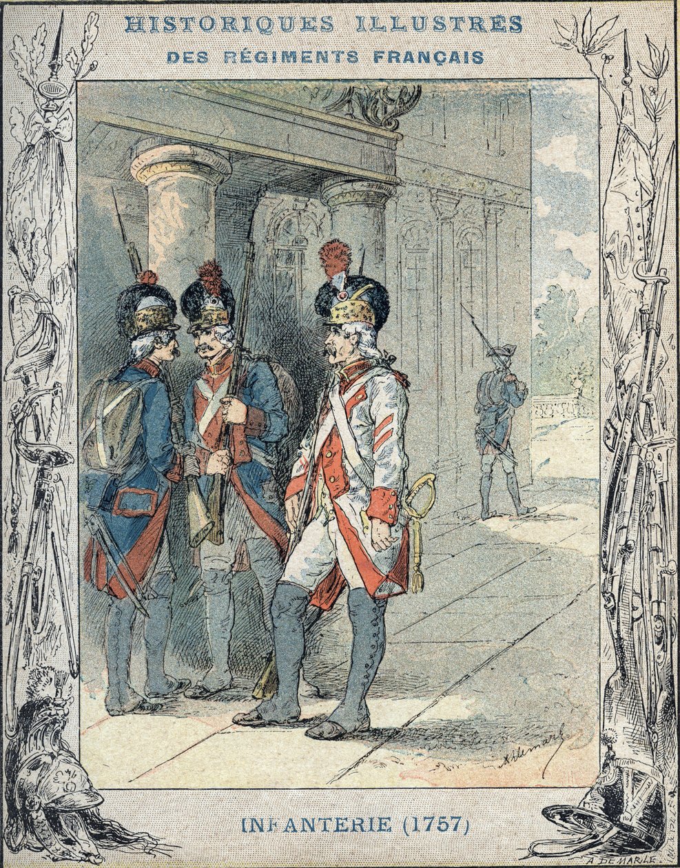 Infanterie française - A. Demarle