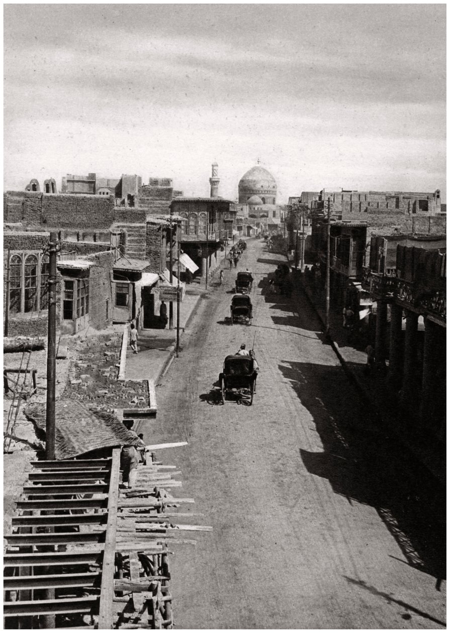 Une rue à Bagdad, Irak, 1925 - A. Kerim