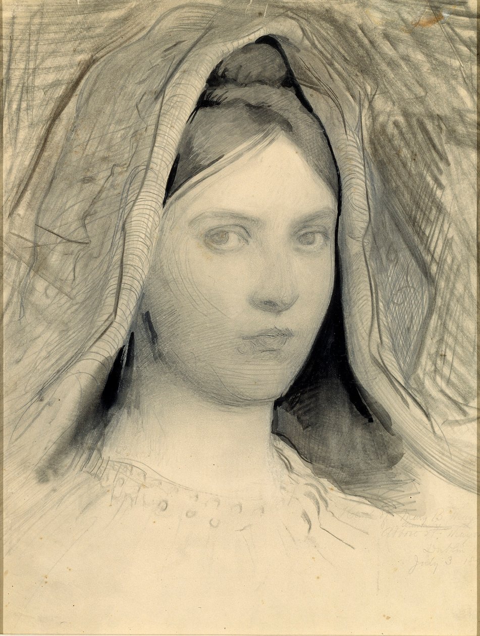 Tête de Mary B. Thayer - Abbott Handerson Thayer