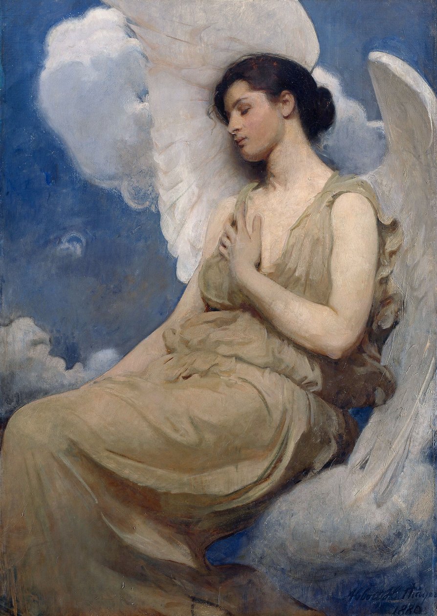 Italien : Figure ailée - Abbott Handerson Thayer