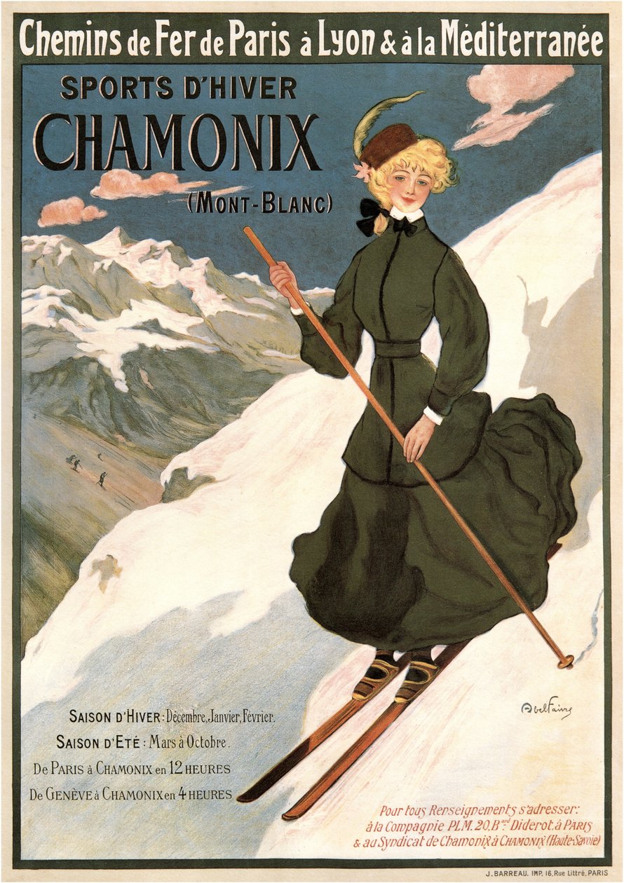 Chamonix Mont Blanc, 1905 - Abel Faivre
