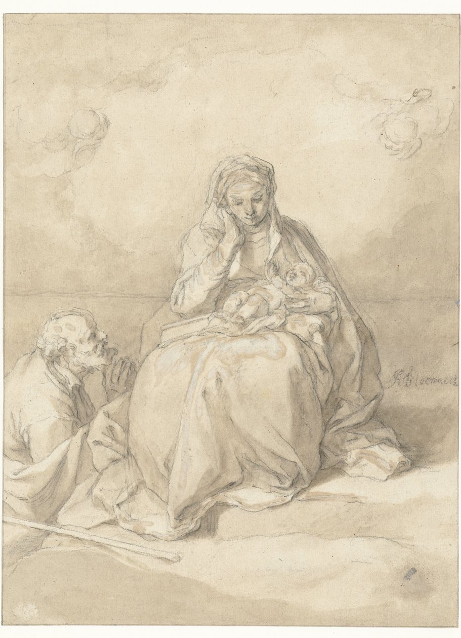 La Sainte Famille - Abraham Bloemaert