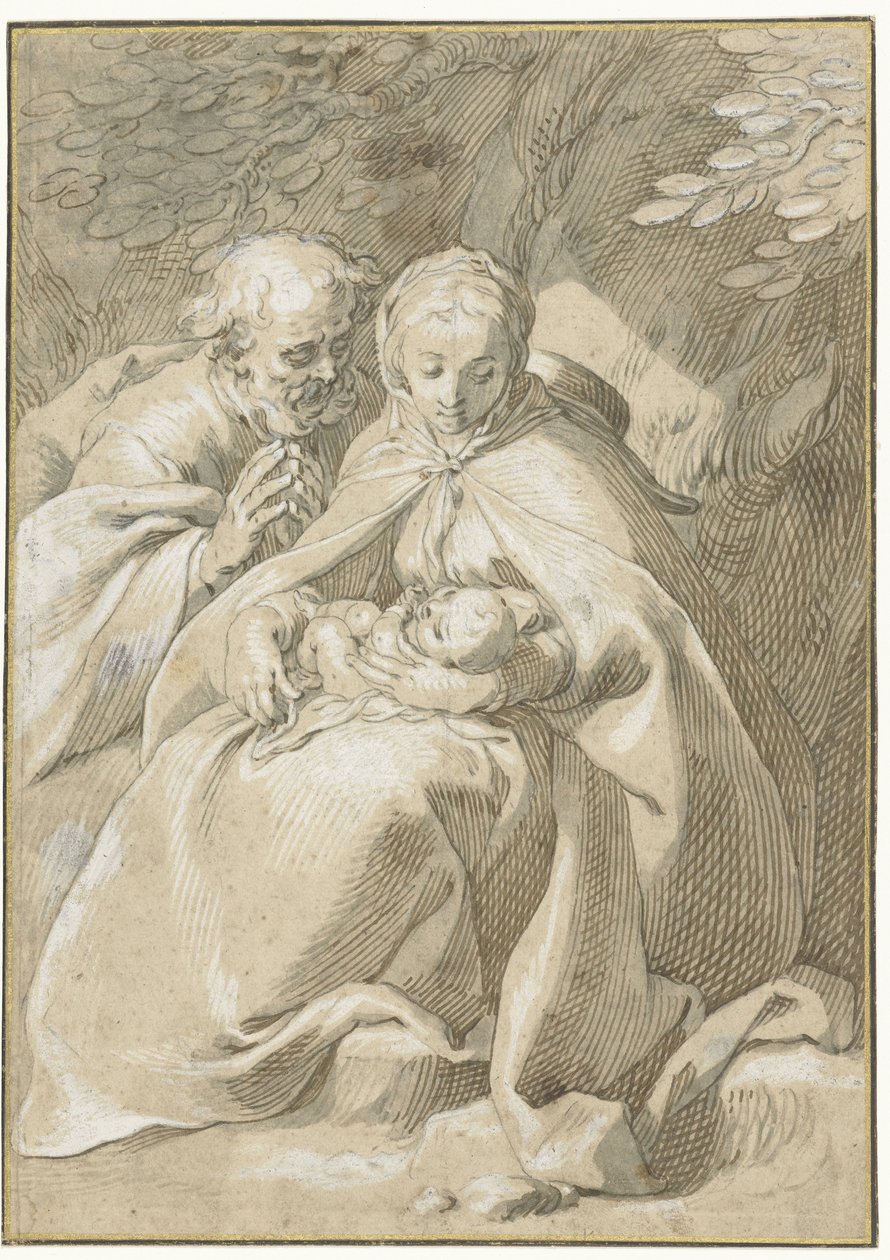 La Sainte Famille - Abraham Bloemaert