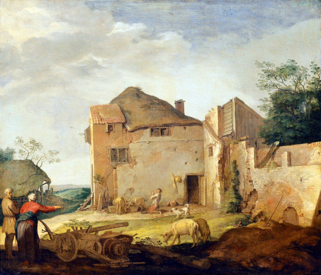 Le fils prodigue comme porcher - Abraham Bloemaert