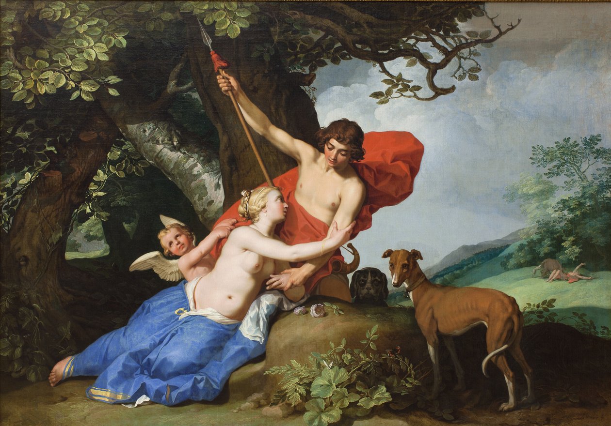 Vénus et Adonis - Abraham Bloemaert