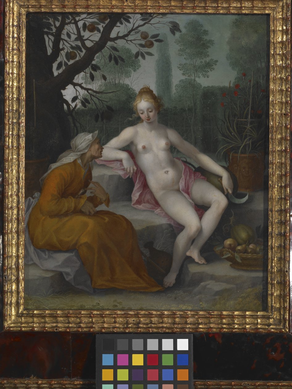 Vertumne et Pomone - Abraham Bloemaert