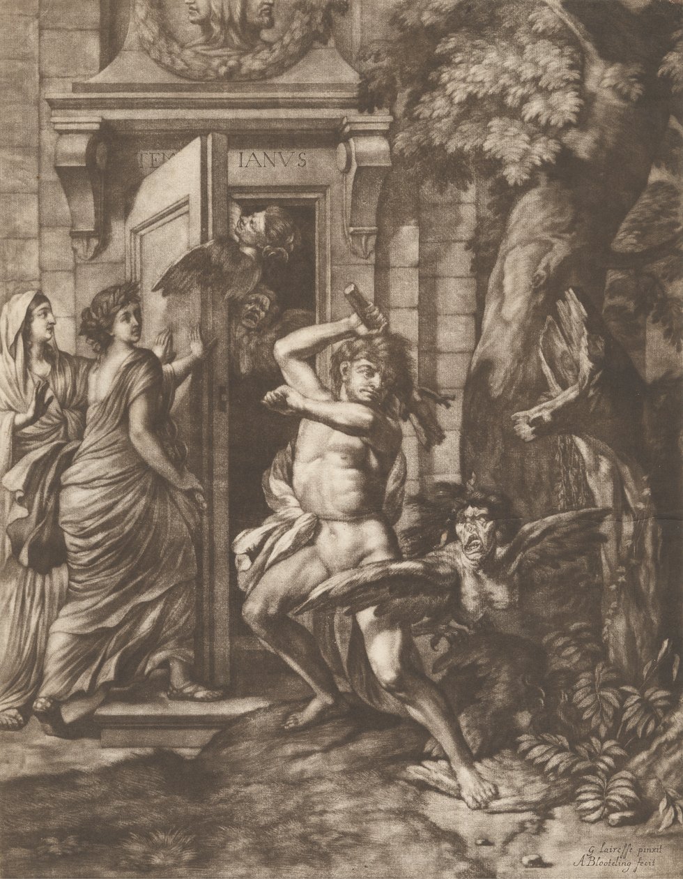 Hercule devant le temple de Janus - Abraham Blooteling