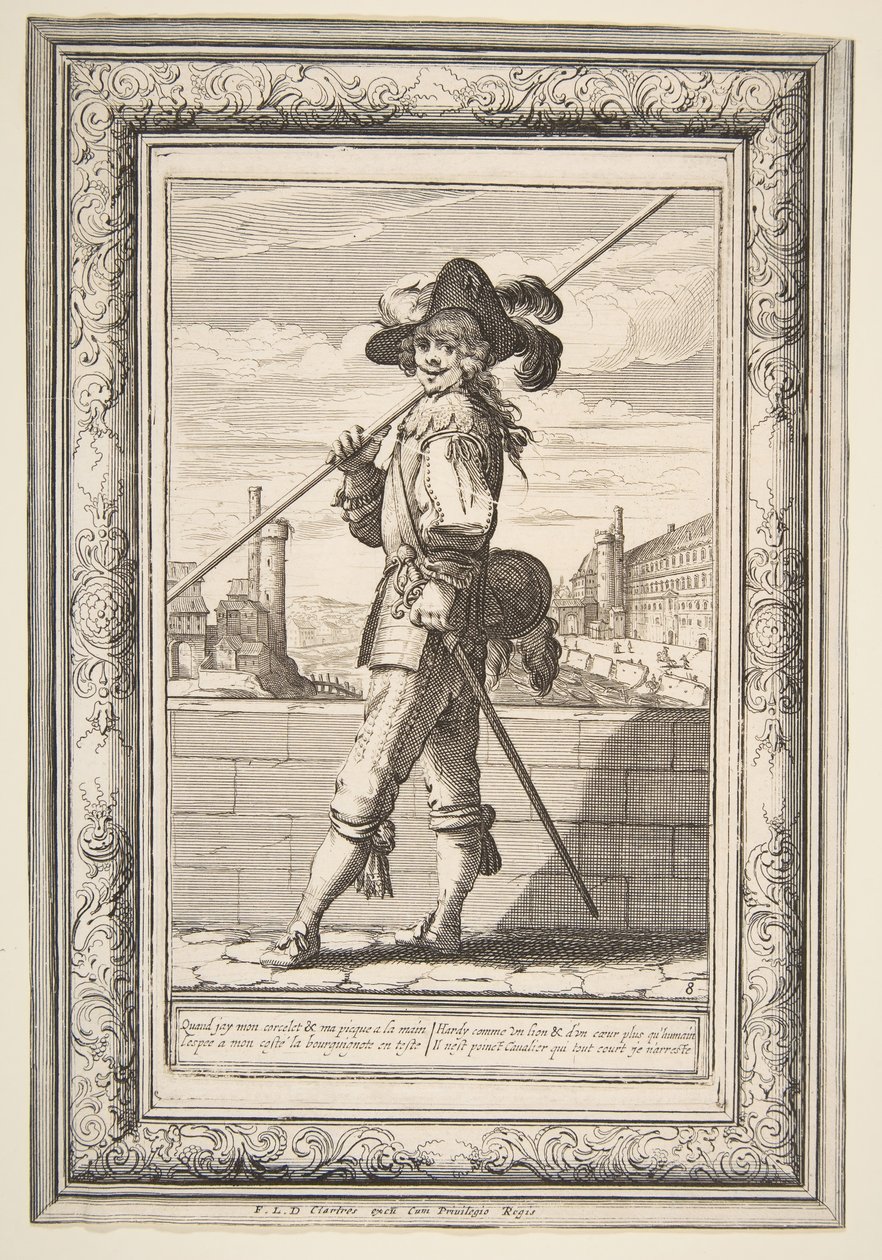 Un piquier - Abraham Bosse