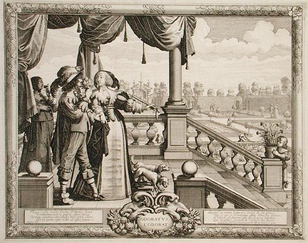 Printemps, c.1630-40 (gravure) - Abraham Bosse