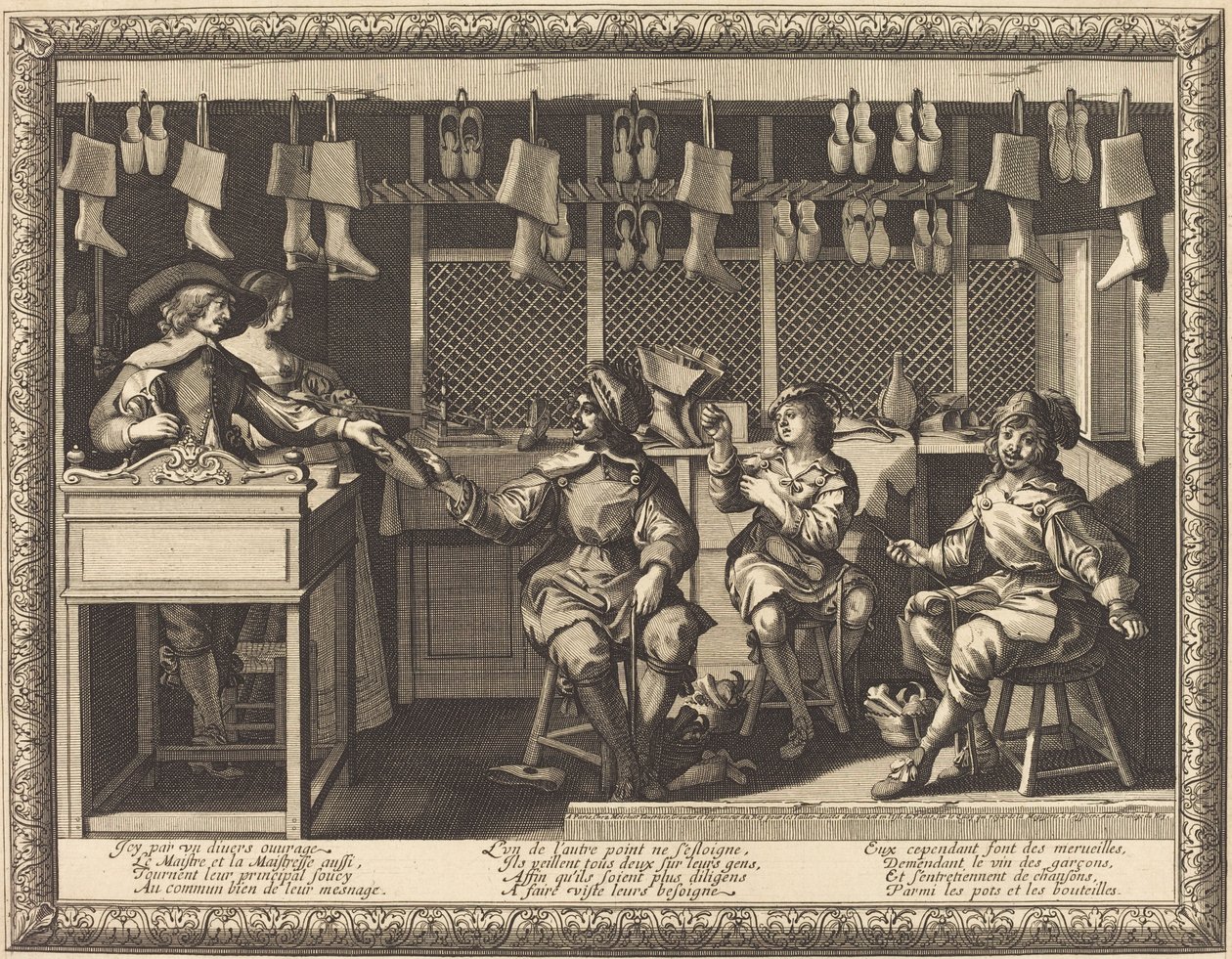 Le Cordonnier - Abraham Bosse