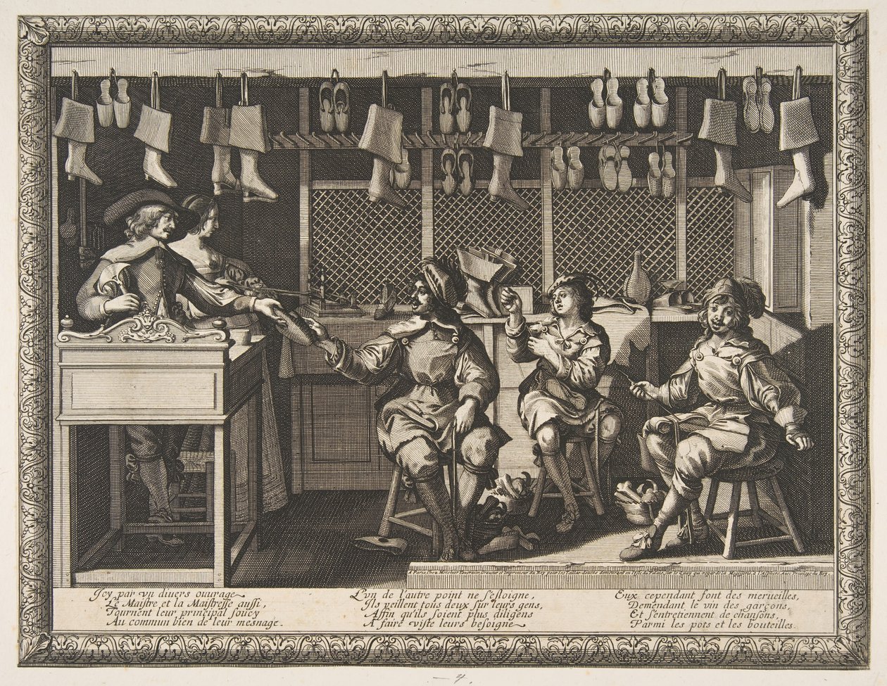 Le cordonnier - Abraham Bosse