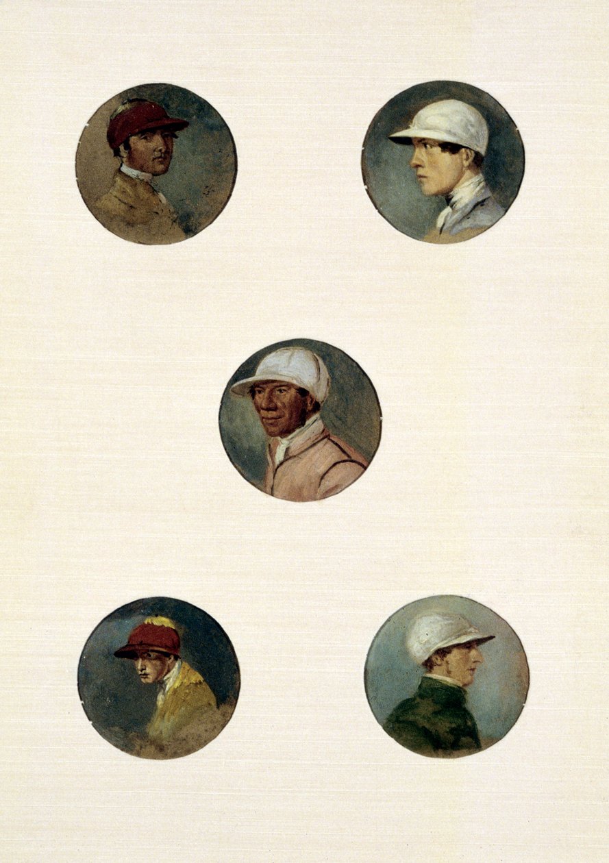 Études de jockeys - Abraham Cooper