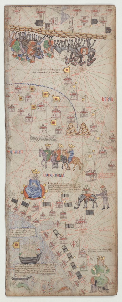 Atlas Catalan, Feuille 10 - Abraham Cresques
