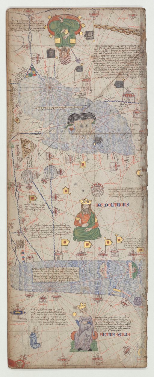 Atlas catalan, Feuille 9 - Abraham Cresques