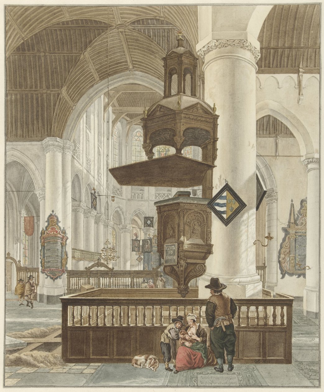 La Grande Église à La Haye - Abraham Delfos
