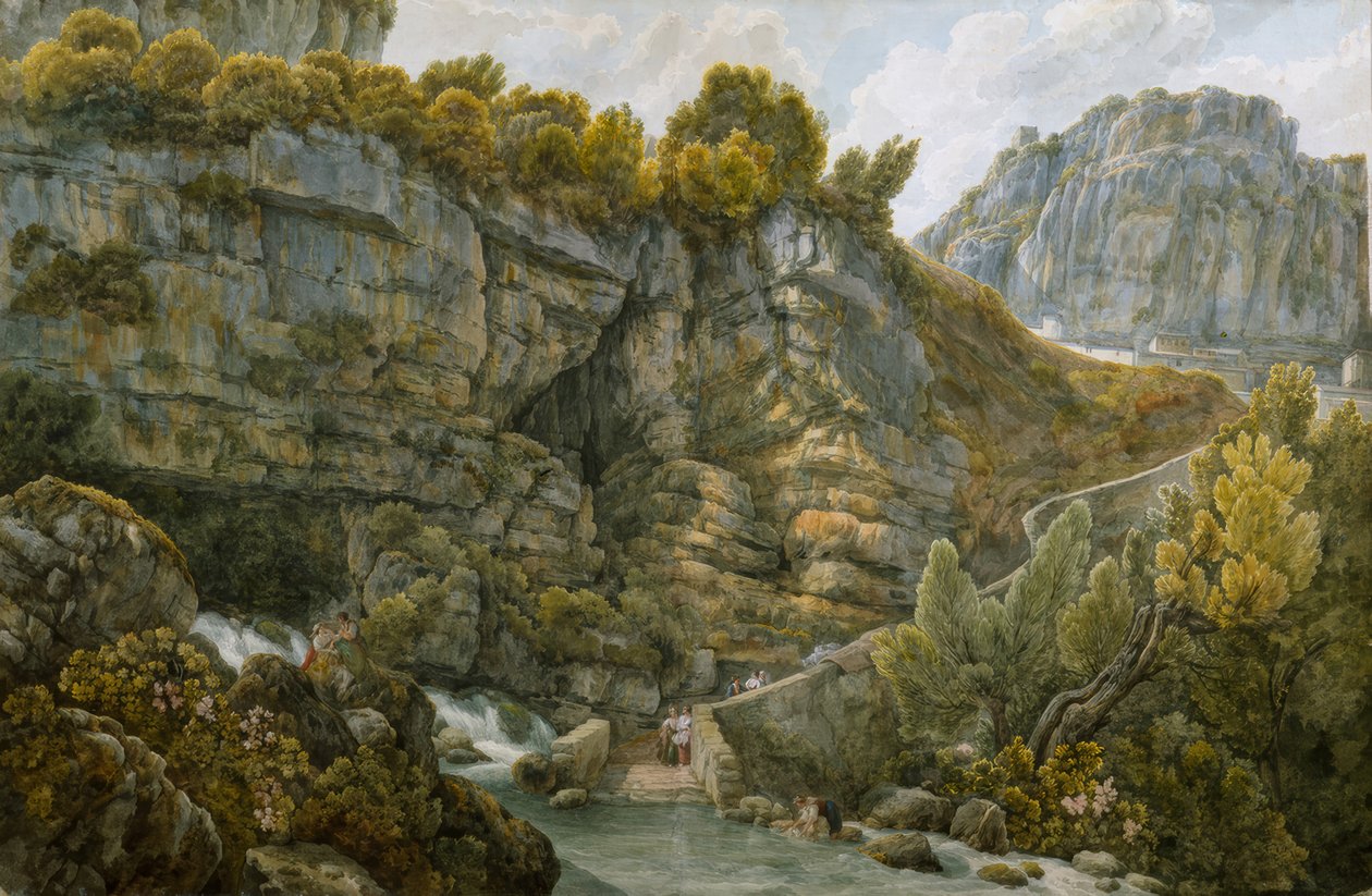 Les sources du Velino - Abraham Louis Rodolphe Ducros