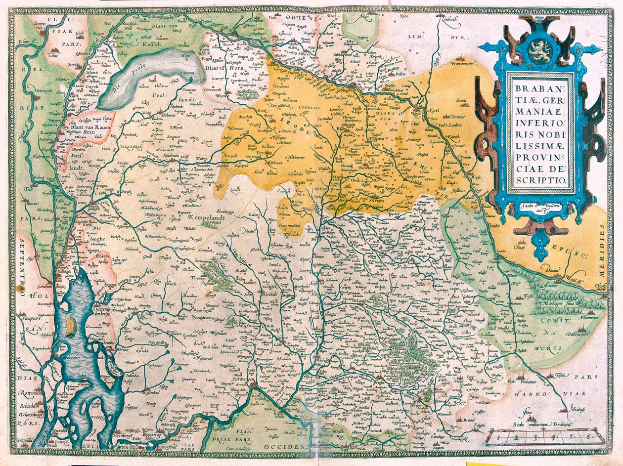 Belgique, Hollande méridionale - Abraham Ortelius