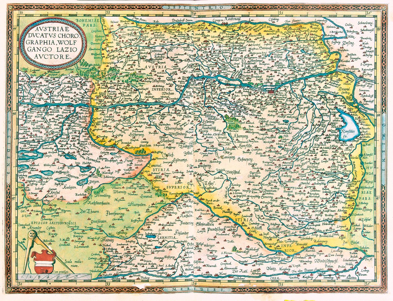 Autriche orientale - Abraham Ortelius