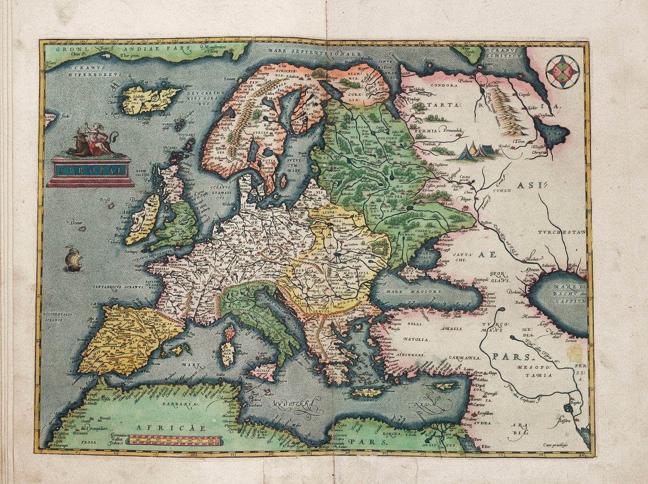 Europae - Abraham Ortelius
