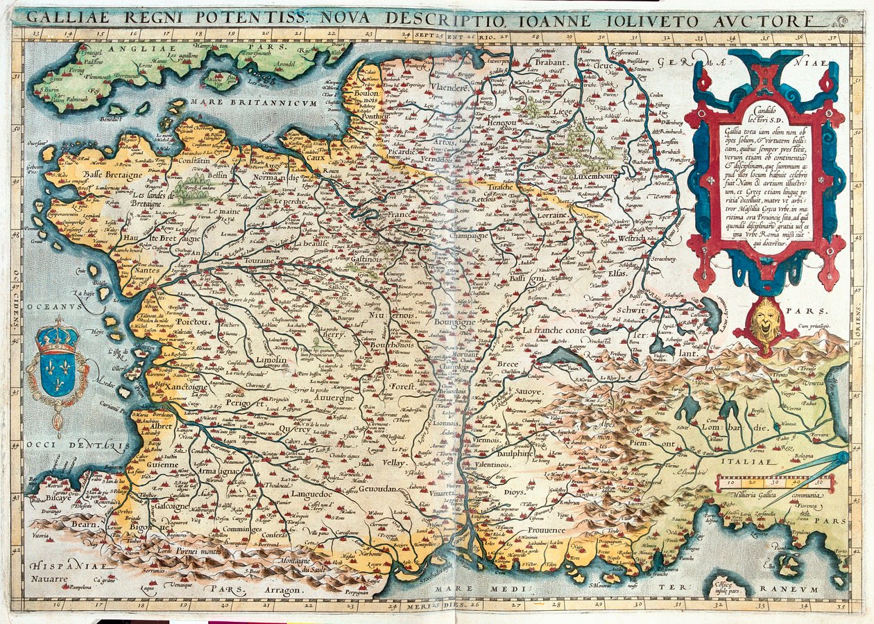 France - Abraham Ortelius