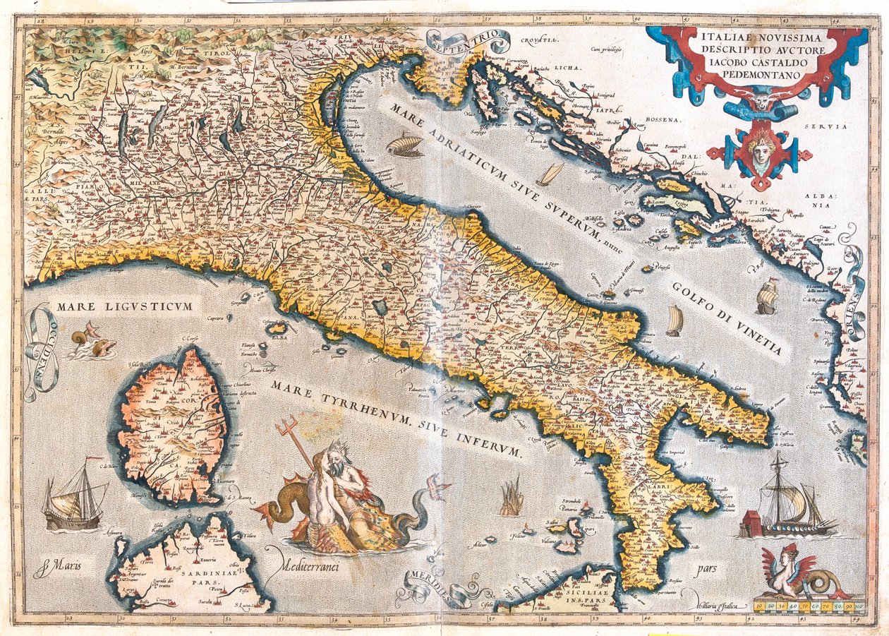 Italie - Abraham Ortelius