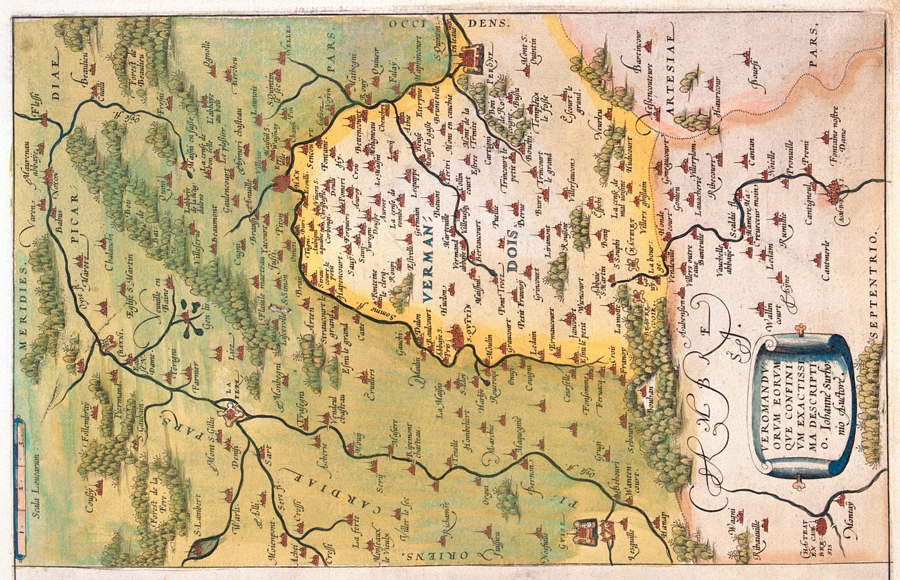 Picardy, Nord-Pas de Calais , France - Abraham Ortelius