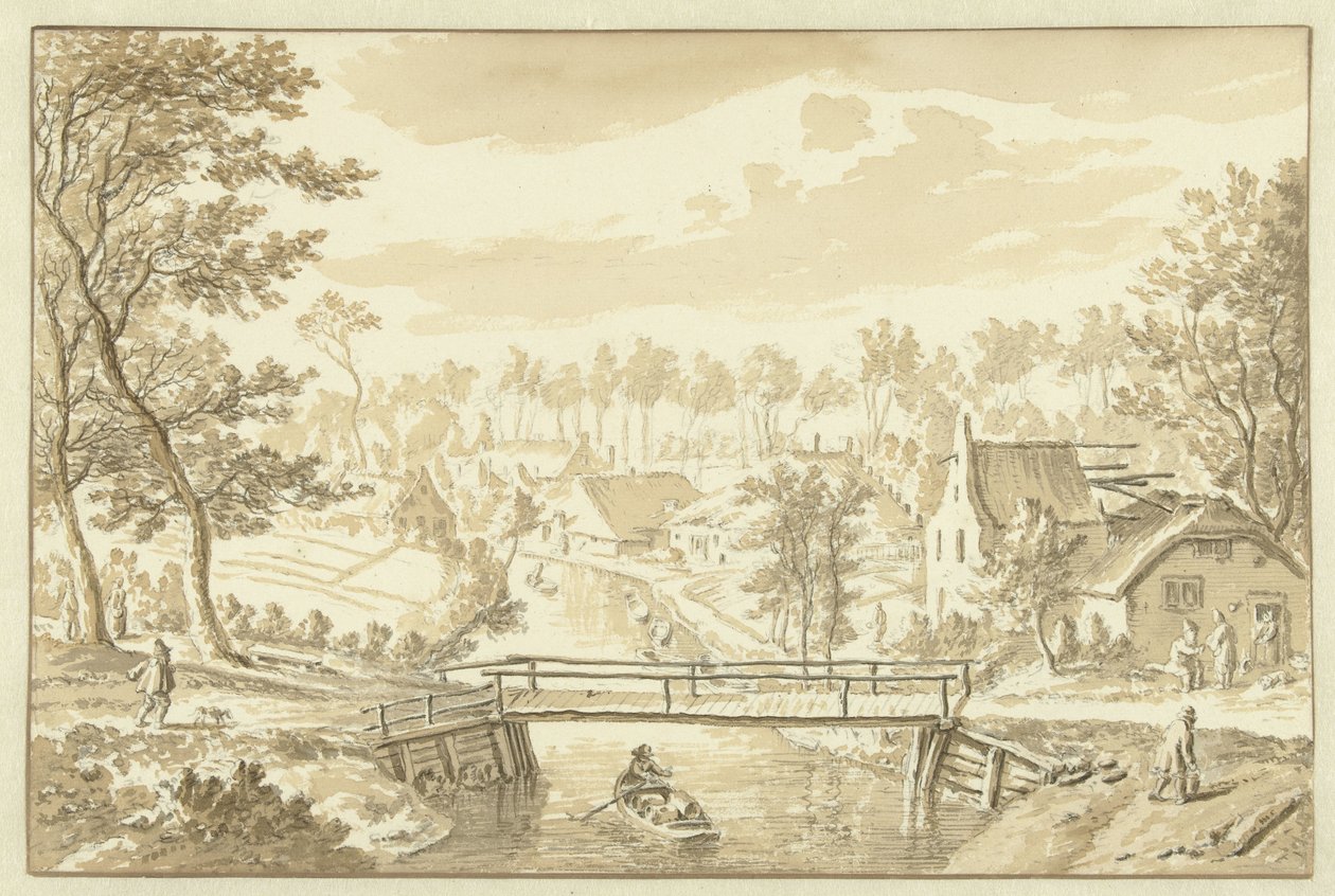 Vue à Abstede - Abraham Rademaker