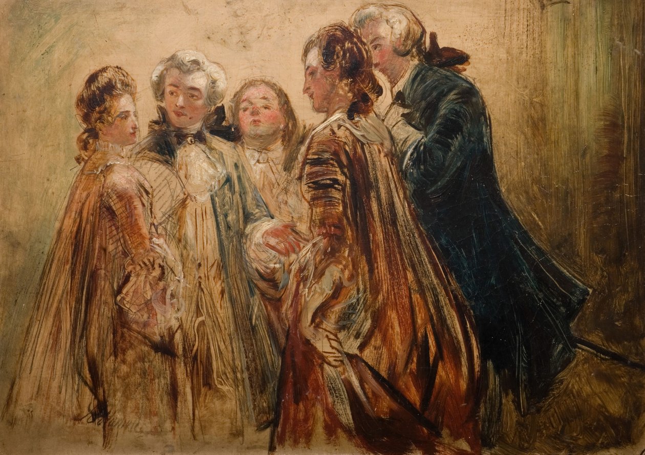 Conversation Piece, 1845-1850 - Abraham Solomon