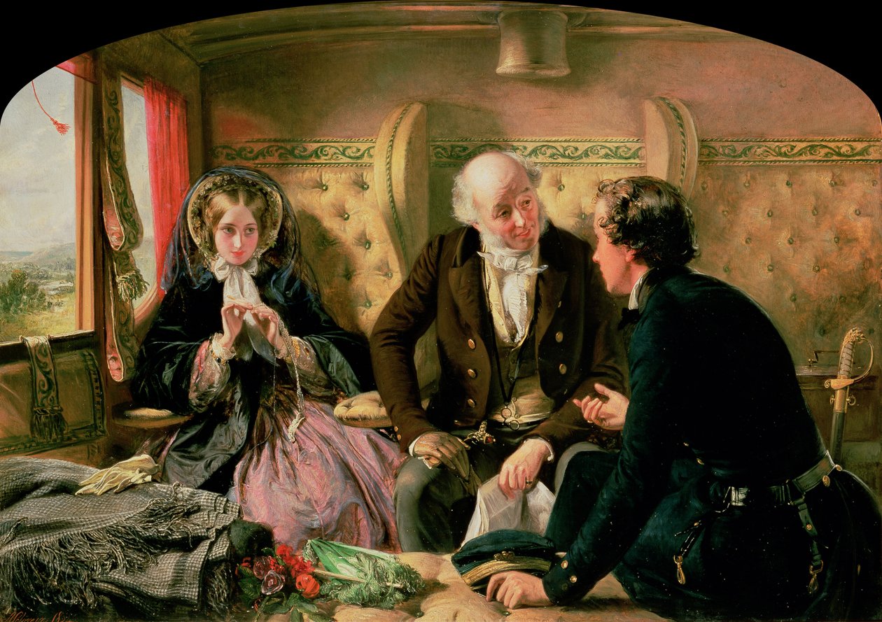 Première classe - La Rencontre, vers 1854 - Abraham Solomon