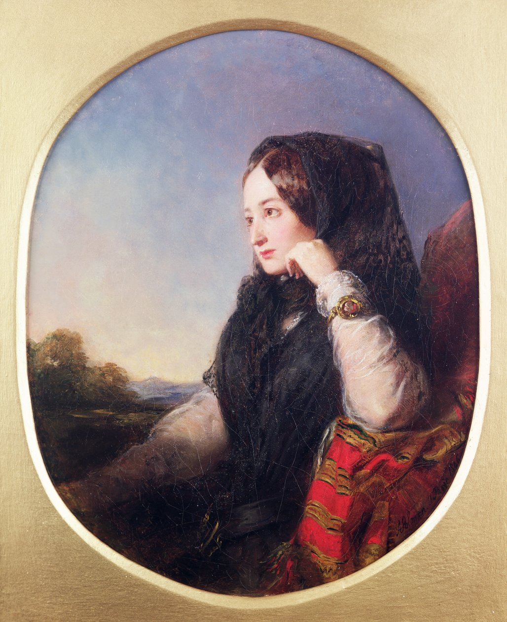 Portrait de la comtesse Eugénie (1826-1920) - Abraham Solomon