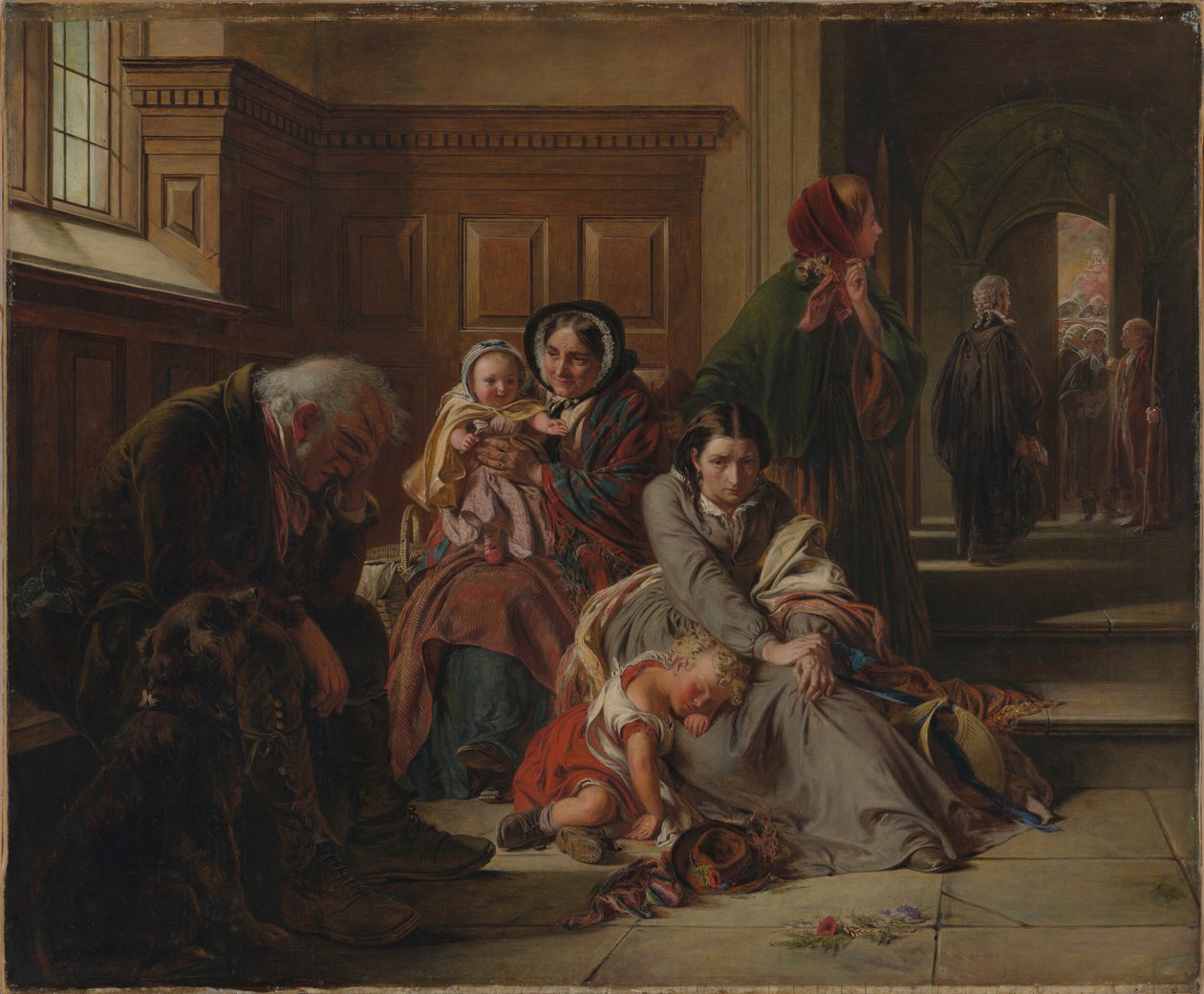 En attendant le verdict, 1859 - Abraham Solomon