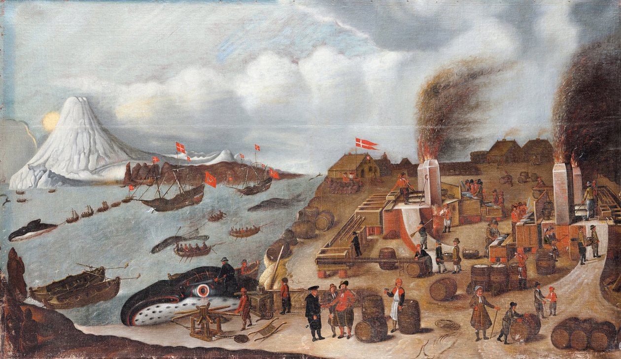 Station baleinière danoise, 1634 - Abraham Speeck