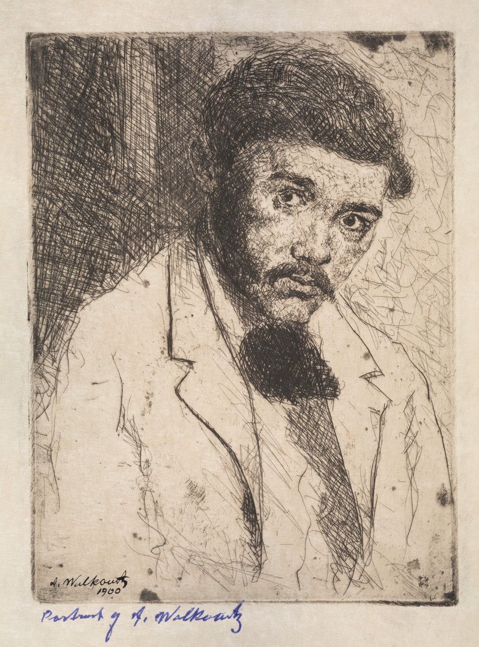 Autoportrait, 1900 - Abraham Walkowitz