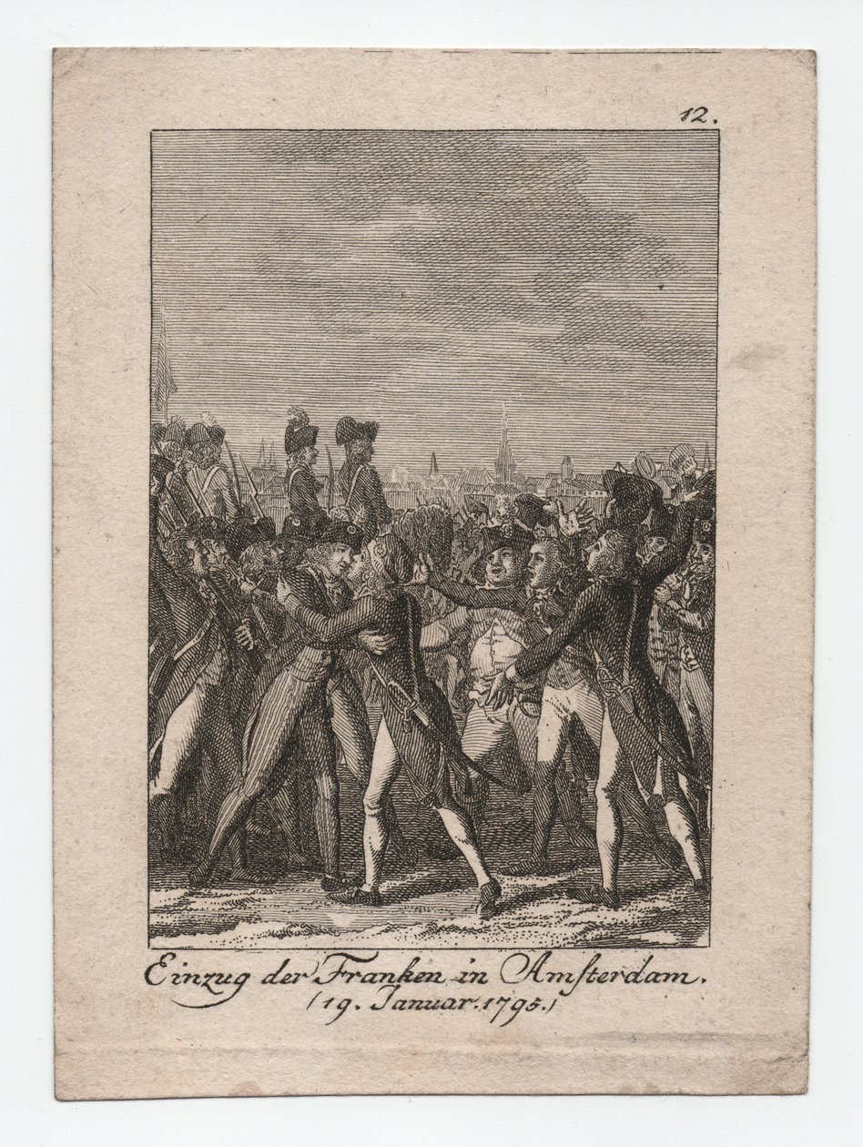 Entrée des Francs à Amsterdam - Abraham Wolfgang Küffner