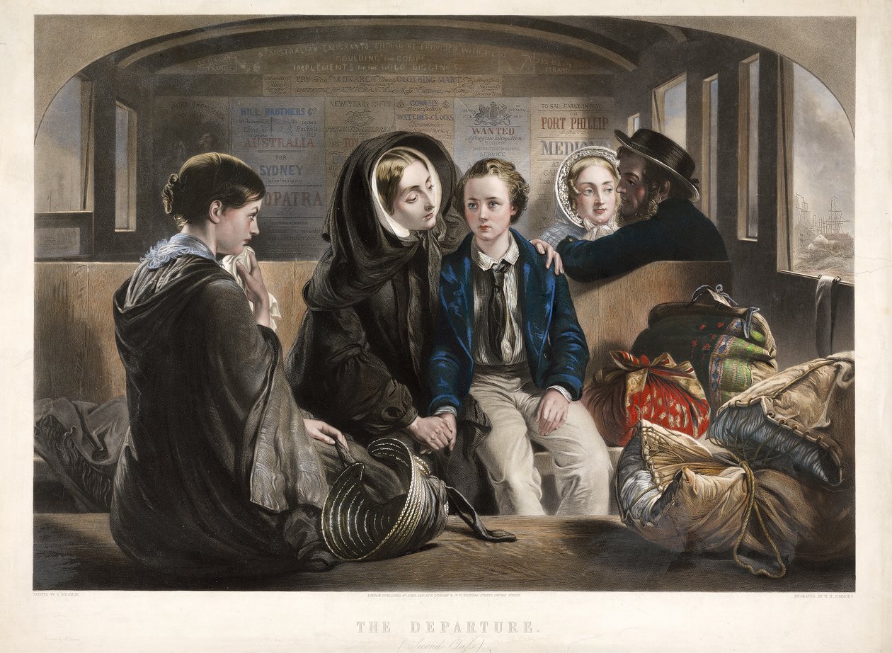 Le Départ (Seconde Classe), pub. 1857 - Abraham after Solomon