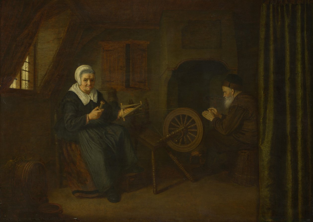 Tobie et Anna, vers 1657-1658 - Abraham de Pape