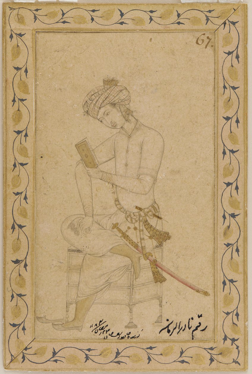 Jeune homme assis - Abu al Hasan