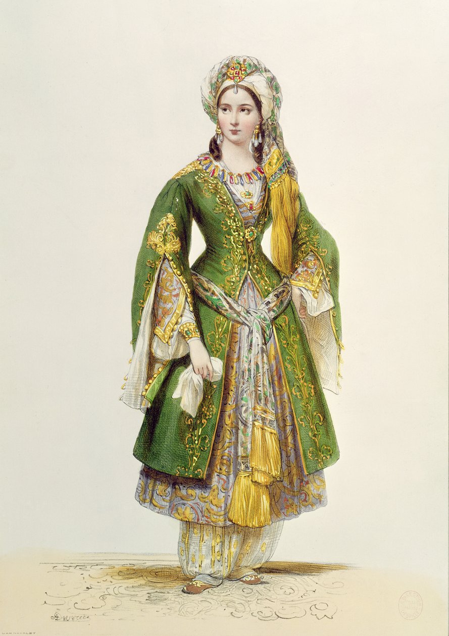 Mademoiselle Rachel (1821-58) en Roxane dans 