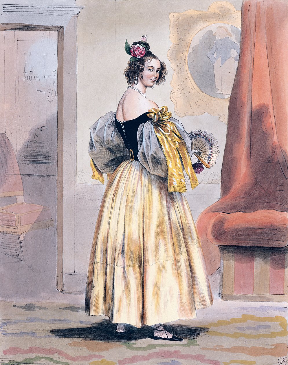 Minuit, 1830-48 - Achille Devéria