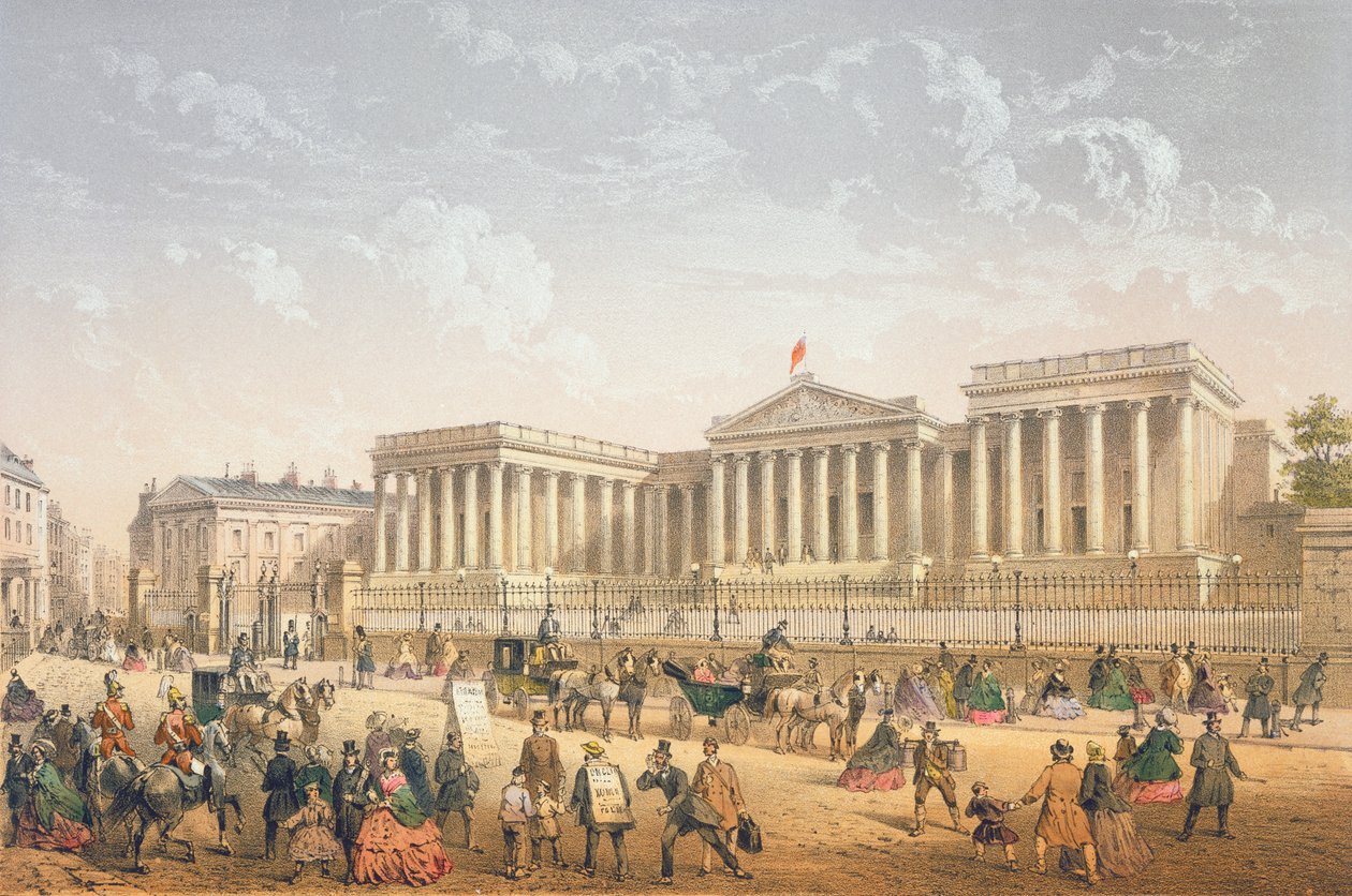 Le British Museum, vers 1862 - Achille Louis Martinet