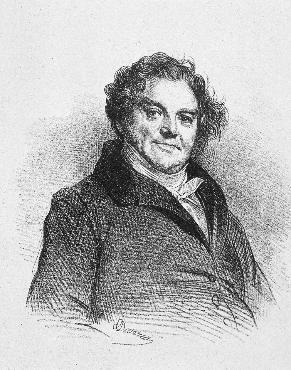 Portrait de Vidocq par Achille Devéria - Achille Devéria
