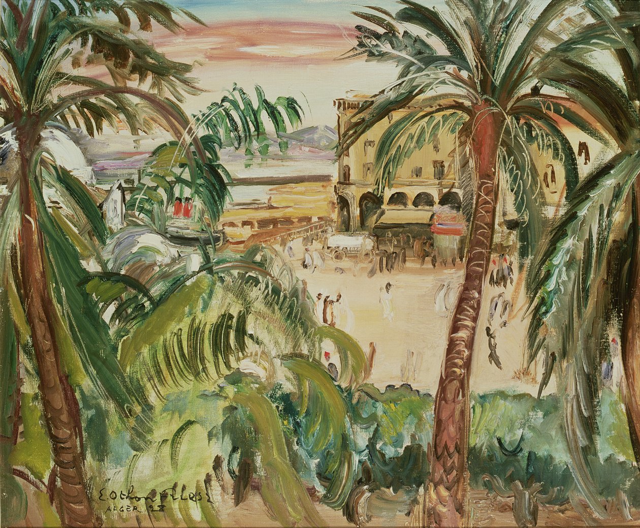 Alger, place de la Maison du Gouvernement - Achille Emile Othon Friesz