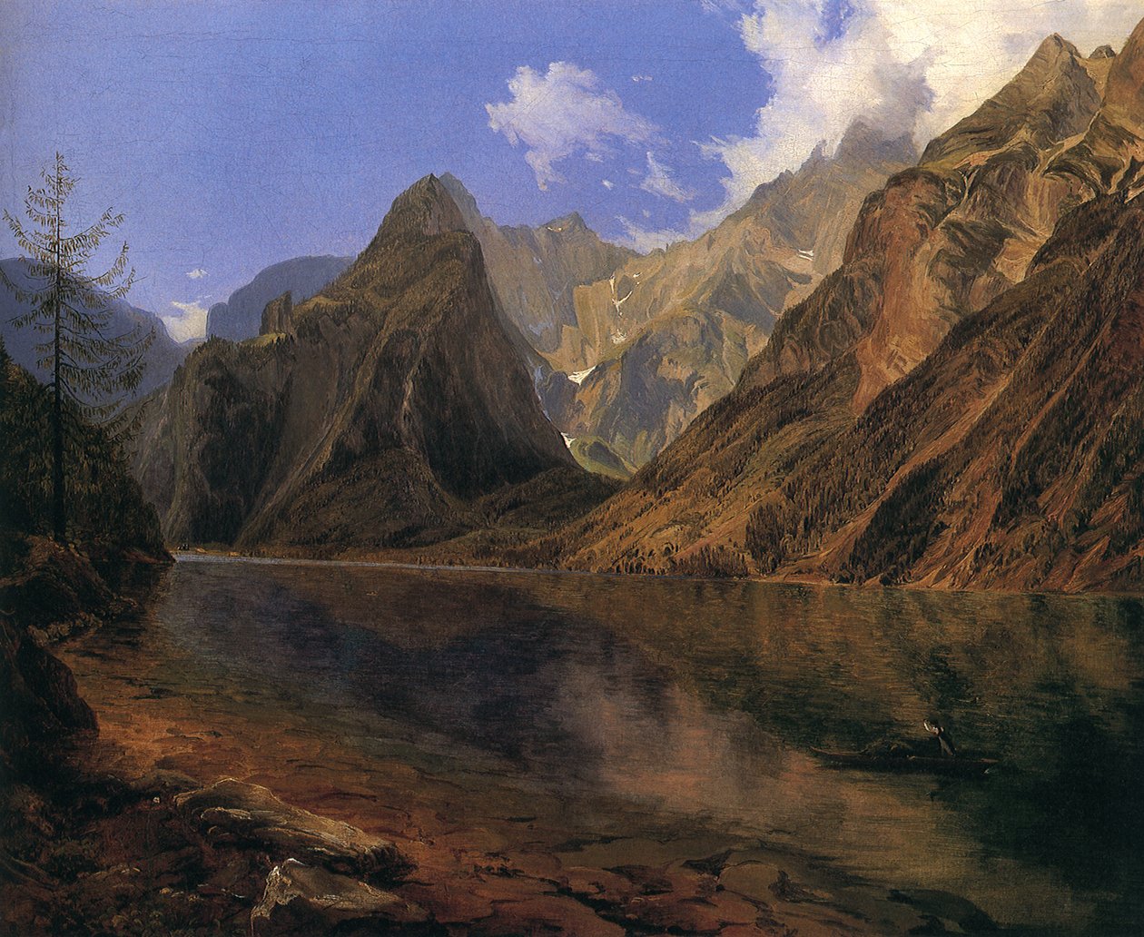 Konigssee et le Watzmann - Adalbert Stifter
