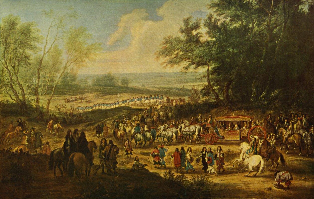 Roi Louis XIV de - Adam Frans van der Meulen