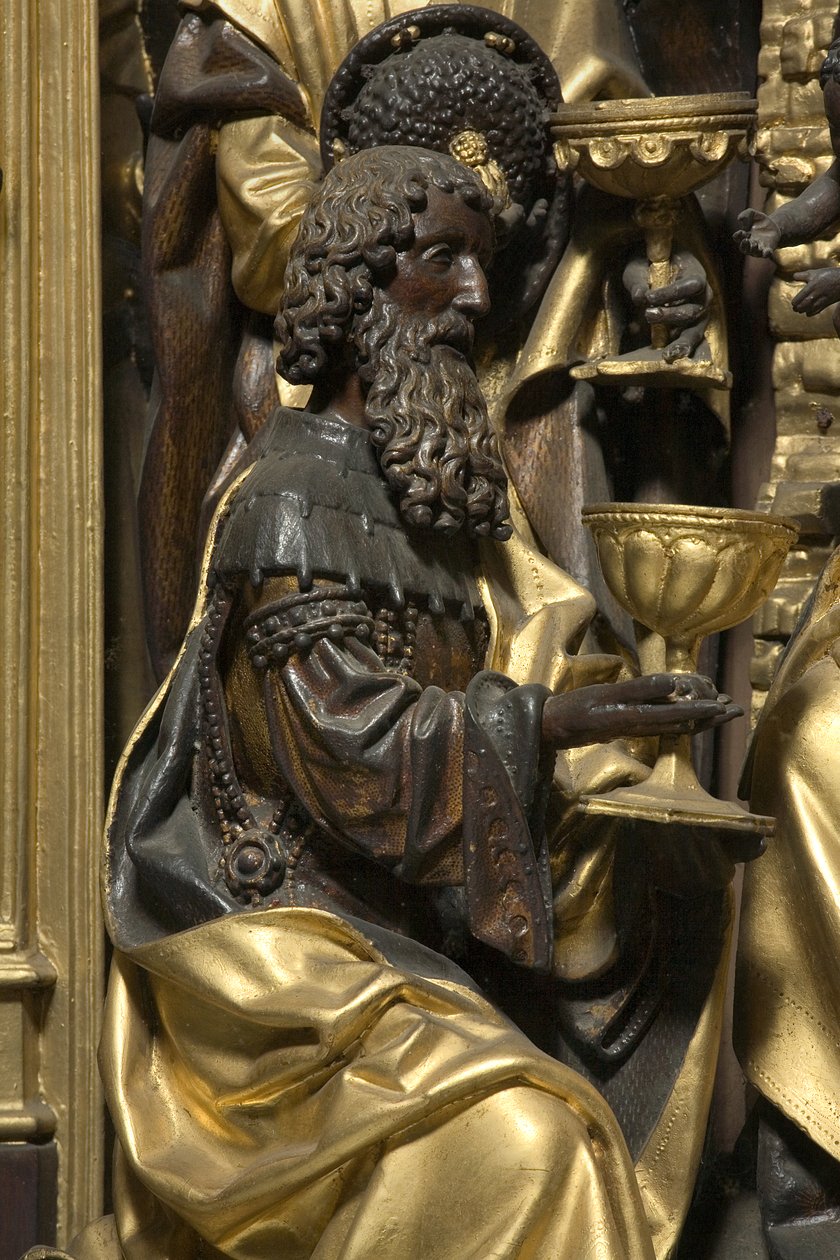 Adoration des Mages (détail) - Adam Kraft