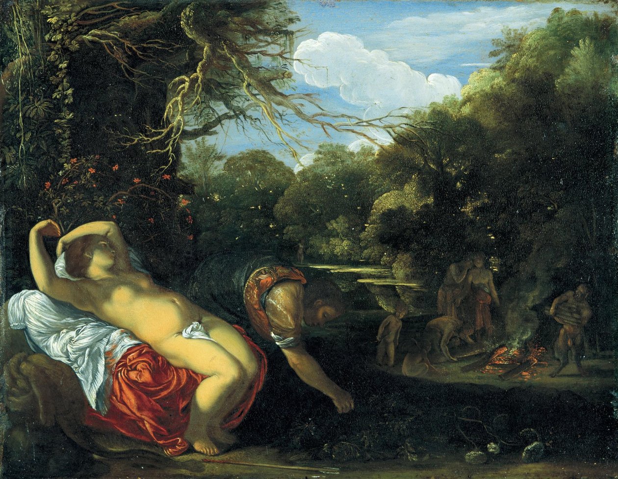Apollon et Coronis - Adam Elsheimer