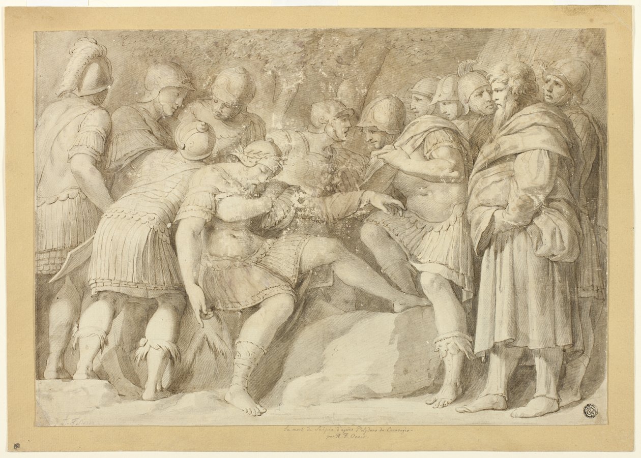 La mort de Scipion - Adam Friedrich Oeser