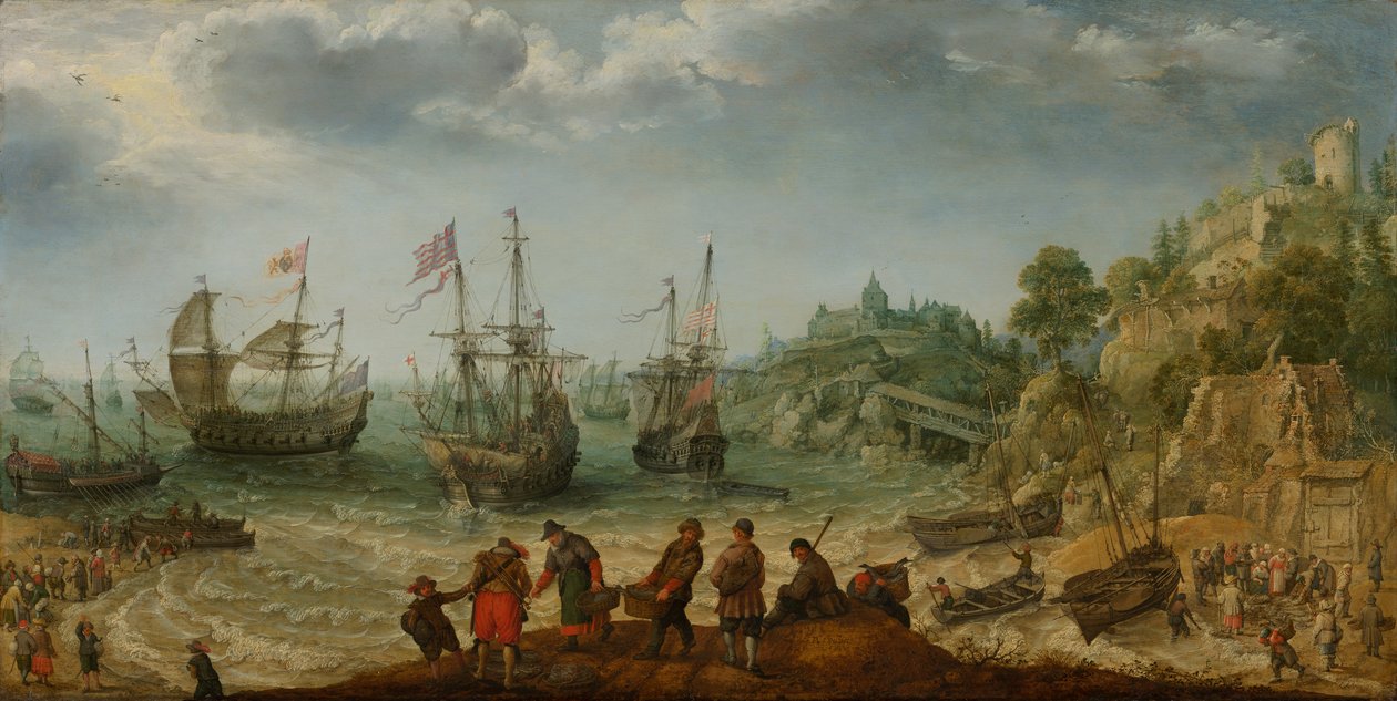 Navires au large d