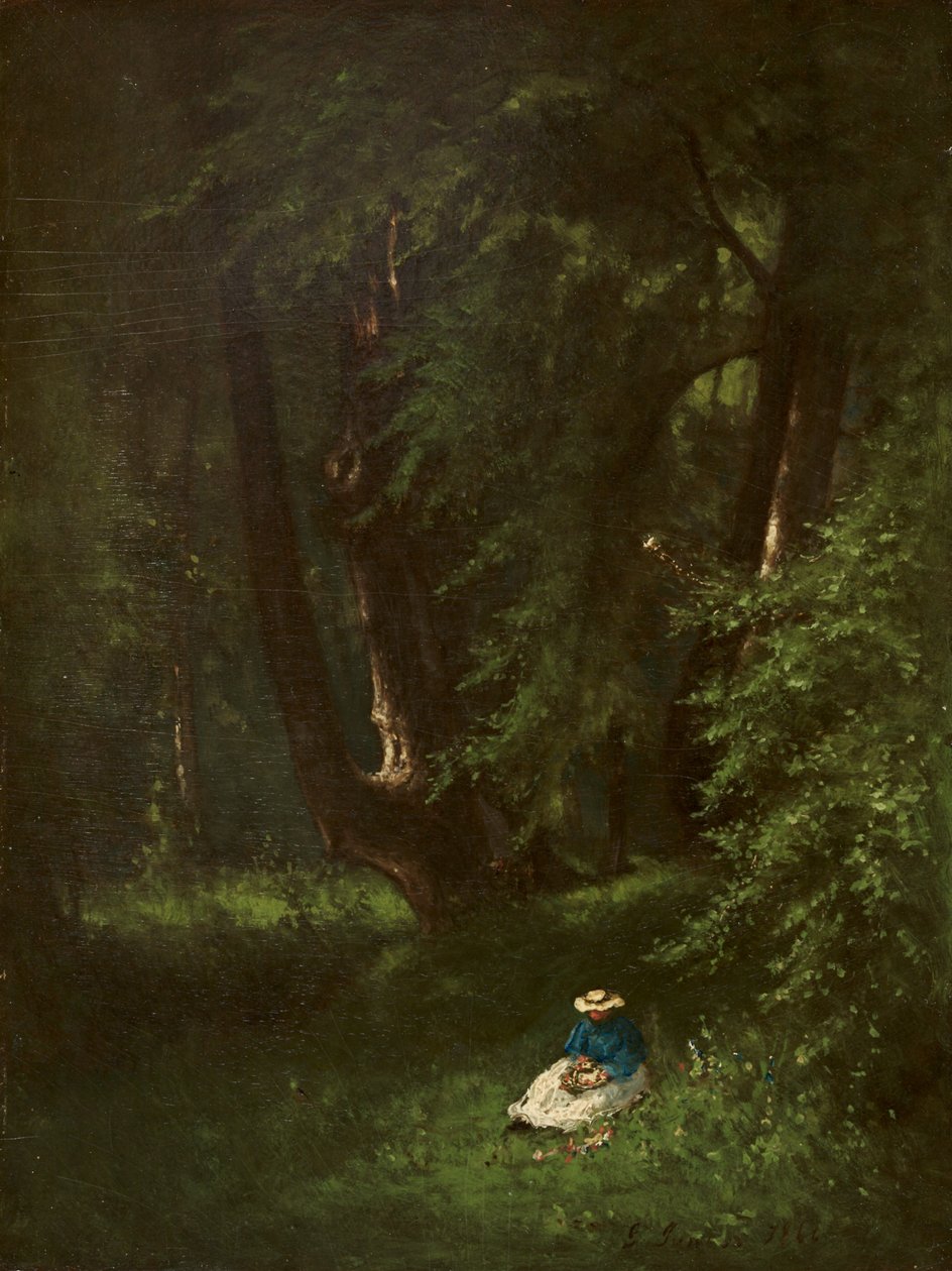 Dans les bois - Adlophe Lalauze